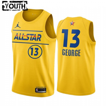 Maillot Basket Los Angeles Clippers Paul George 13 2021 All-Star Jordan Brand Gold Swingman - Enfant